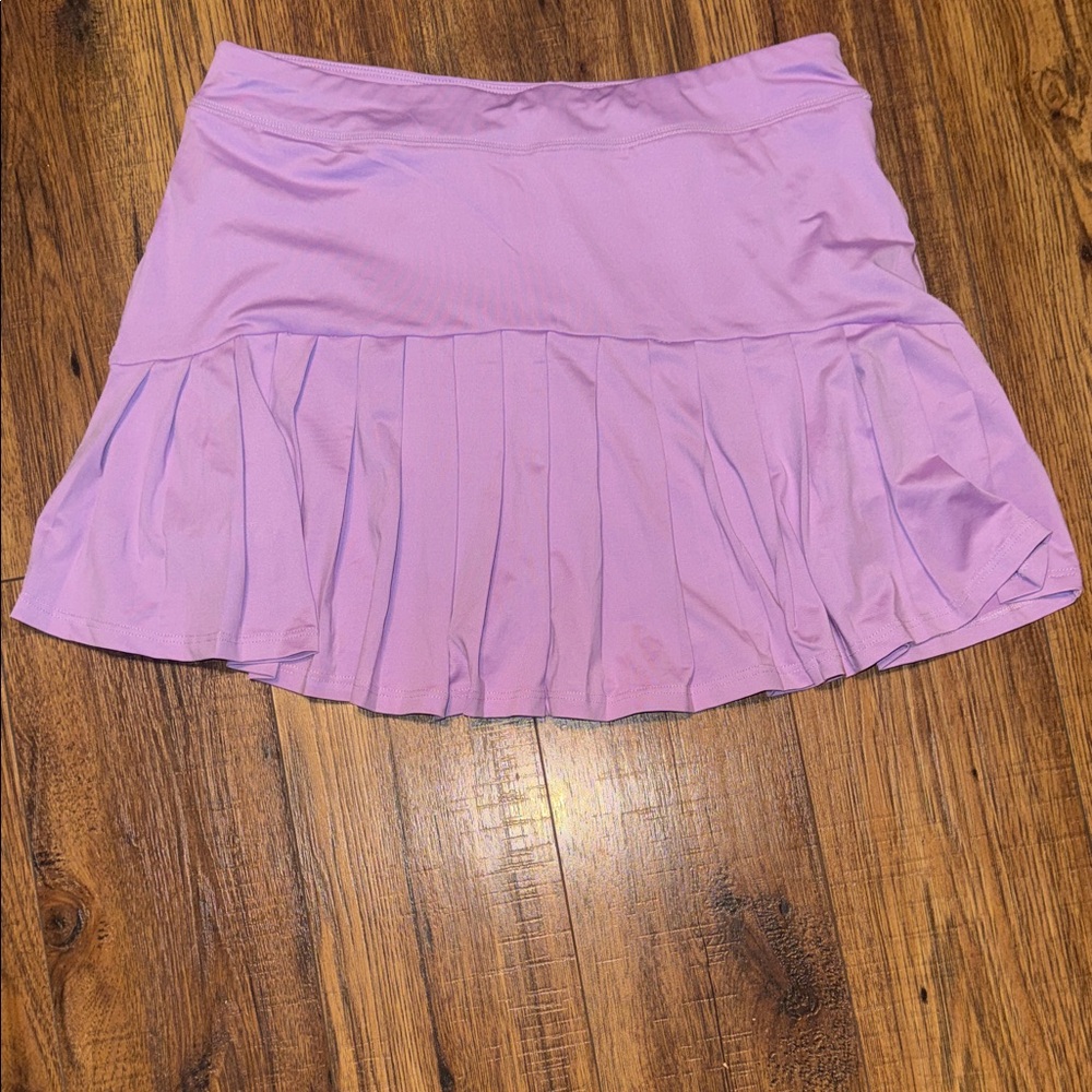 Lilac Women's Mini Tennis Skirt with Pleats